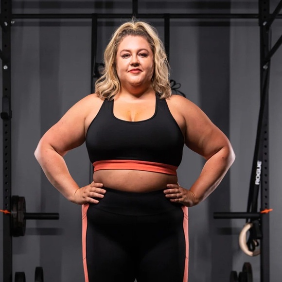 RISE INVINCIBLE Racerback Medium Impact Navy Blue Sports Bra Size X Large NEW - Picture 8 of 11